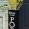 Glitzhome® 30" Black Wood Boxed Welcome Porch Sign